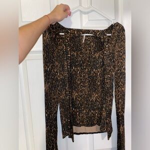 Free people size small tie neck shirt
